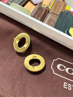 Coach Gold-Tone Turnlock Hardware Set - Gold